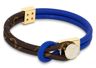 Pre-owned Louis Vuitton  X Nba Loop It Bracelet Blue