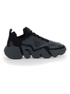 Prada The Techno Stretch Sneakers In Nero+smog 1