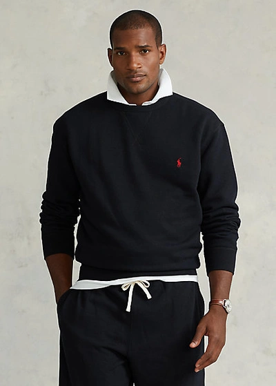 Polo Ralph Lauren The Rl Fleece Sweatshirt In Polo Black