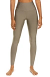 Alo Yoga Airlift High Waist Leggings In Olive Branch