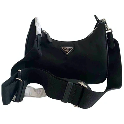 Pre-owned Prada Black Synthetic Handbags