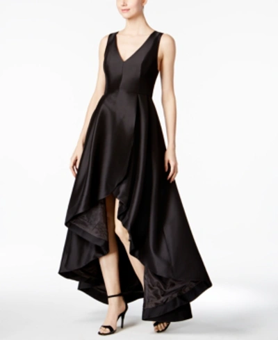 Calvin Klein High-low A-line Gown In Black | ModeSens