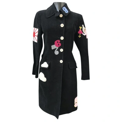 Pre-owned Moschino Cheap And Chic Coat In Black