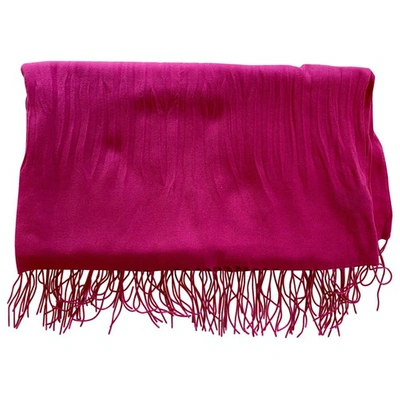Pre-owned Ballantyne Scarf In Pink