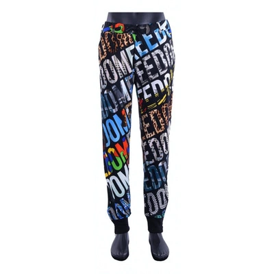 Pre-owned Moschino Trousers In Multicolour