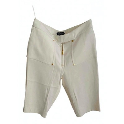 Pre-owned Tom Ford White Viscose Shorts
