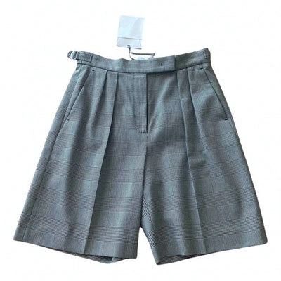 Pre-owned Max Mara Grey Cotton Shorts