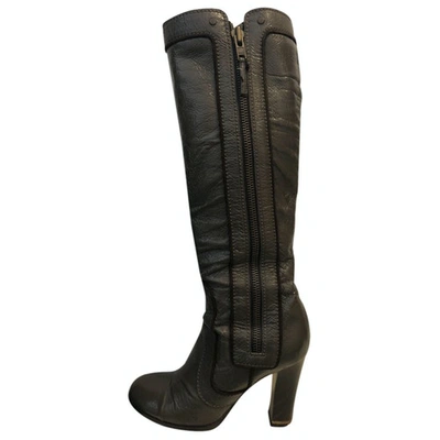 Pre-owned Stella Mccartney Grey Cloth Boots