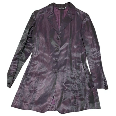 Pre-owned Aspesi Purple Cotton Jacket