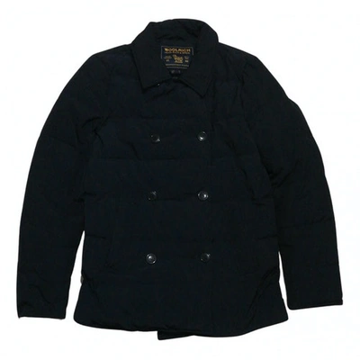 Pre-owned Woolrich Puffer In Blue