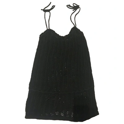Pre-owned Dolce & Gabbana Wool Camisole In Black