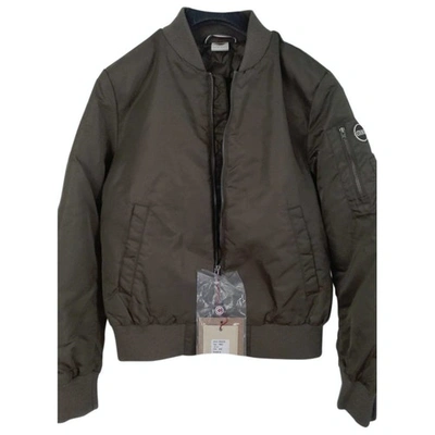 Pre-owned Colmar Khaki Leather Jacket