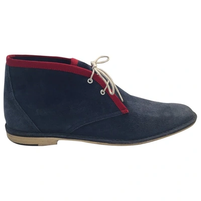Pre-owned Pierre Hardy Blue Suede Boots