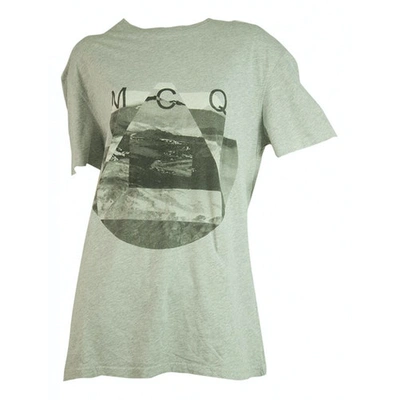 Pre-owned Mcq By Alexander Mcqueen Grey Cotton Top