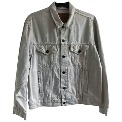 Pre-owned Levi's White Cotton Jacket