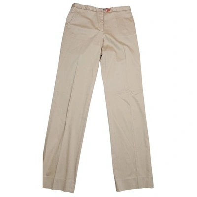 Pre-owned Fay Large Pants In Beige