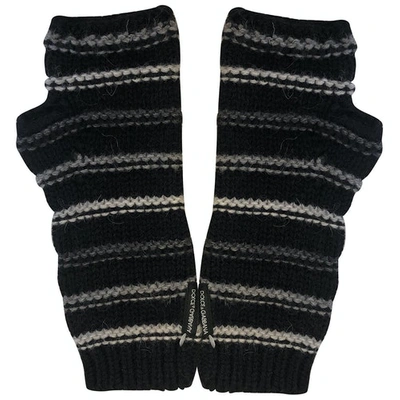 Pre-owned Dolce & Gabbana Black Wool Gloves