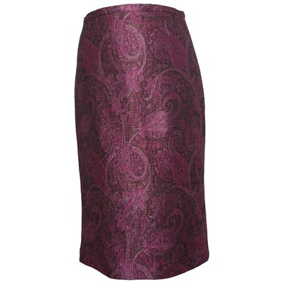 Pre-owned Escada Mid-length Skirt In Purple