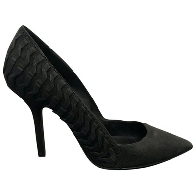 Pre-owned Haider Ackermann Leather Heels In Black