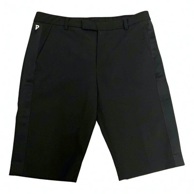 Pre-owned Dondup Wool Shorts In Black