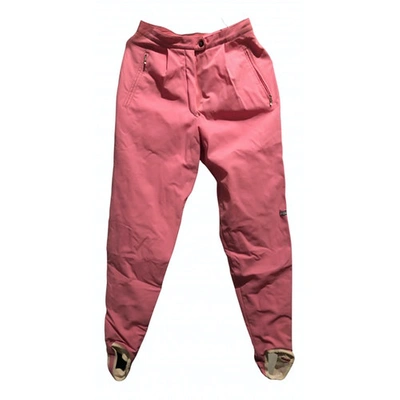 Pre-owned Colmar Pink Spandex Trousers