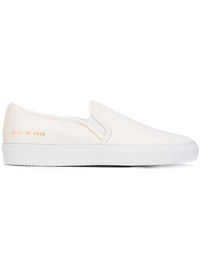 Common Projects Tournament Slip-on Sneakers In White