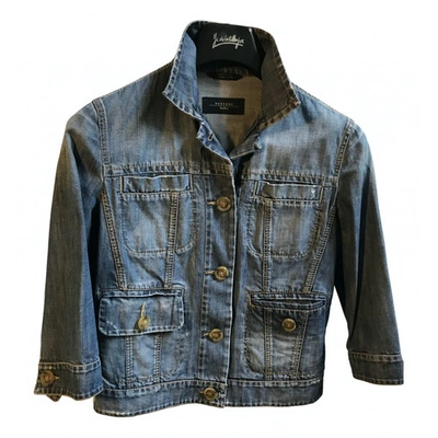 Pre-owned Max Mara Blue Denim - Jeans Jacket