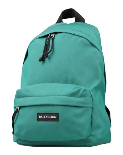 Balenciaga Backpack & Fanny Pack In Green