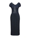 Elisabetta Franchi 3/4 Length Dresses In Dark Blue