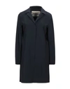 Herno Overcoats In Dark Blue