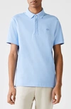 Lacoste Stretch Cotton Paris Regular Fit Polo Shirt In Nattier Blue