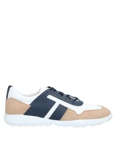 Tod's Sneakers In Beige