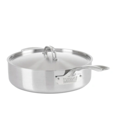 Viking Pro 5 Ply 6.4 Qt. Saute Pan- Satin Finish