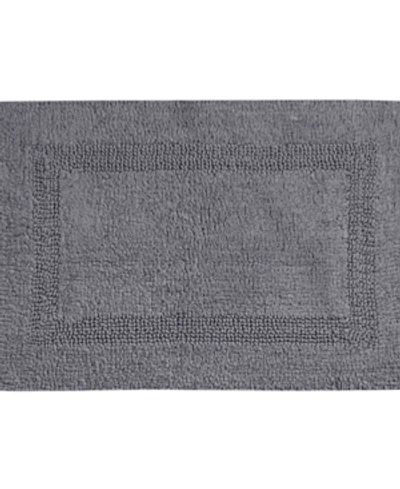 Better Trends Lux Bath Rug 21" X 34" In Grey