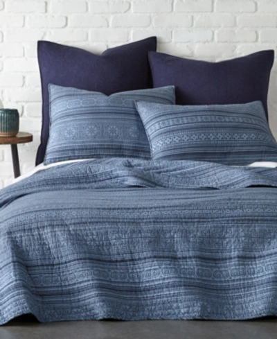 Levtex Tolteca 3-pc. Quilt Set, Full/queen In Indigo