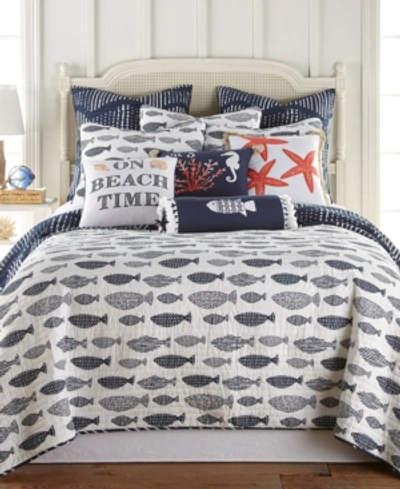 Levtex Bakio Coastal Escape Reversible 2-pc. Quilt Set, Twin In Indigo