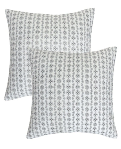 Levtex Basel Euro Sham - Set Of 2 In Black