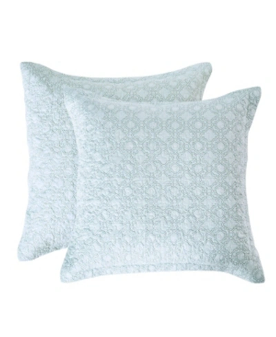 Levtex Bay Islands Euro Sham - Set Of 2 In Teal