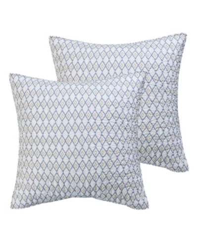 Levtex Tamsin Euro Sham - Set Of 2 In Gray
