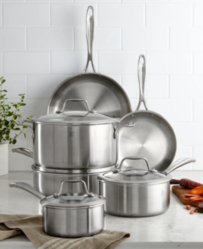 J.a. Henckels Zwilling  Spirit 10-piece Polished Stainless Steel Cookware Set