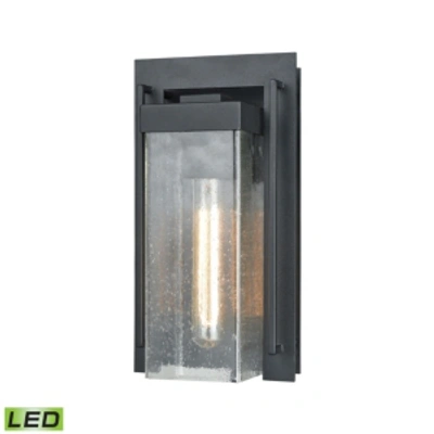 Elk Lighting Overton 1 Outdoor Sconce Matte Black