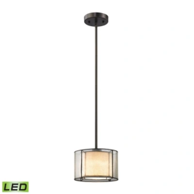 Elk Lighting Mirage 1 Light Pendant In Tiffany Bronze