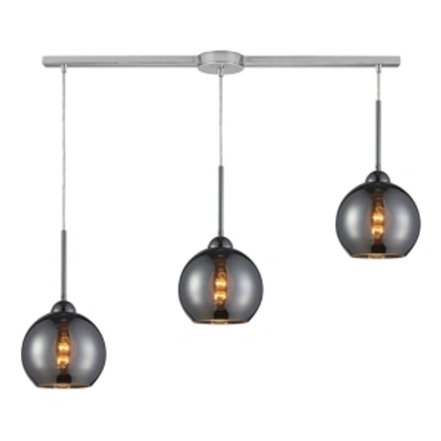 Elk Lighting Cassandra 3 Light Pendant In Polished Chrome