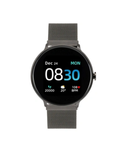 Itouch Sport 3 Unisex Touchscreen Smartwatch: Black Case With Black Mesh Strap 45mm