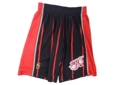 Mitchell & Ness Men's Houston Rockets Reload Collection Swingman Shorts In Black