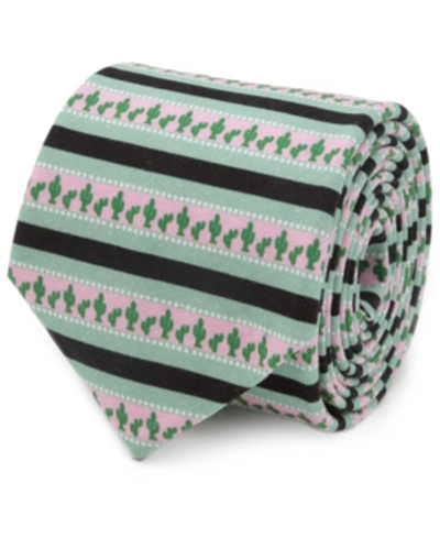 Cufflinks, Inc Men's Texas Cactus Stripe Tie In Black