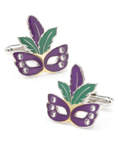 Cufflinks, Inc Men's Mardi Gras Cufflinks In Purple