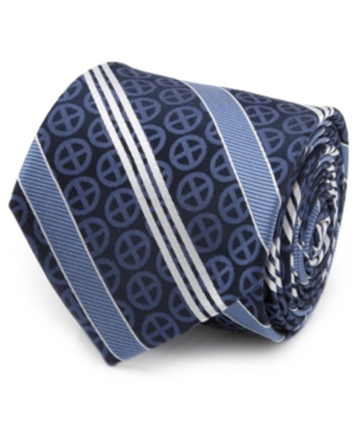 Marvel Men's X-men Symbol Tie In Navy