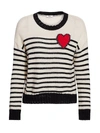 Rails Women's Perci Heart Sweater In Bretton Heart Stripe