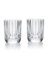 Baccarat Harmonie No.7 Crystal Shot Glasses Set Of Two In Clear